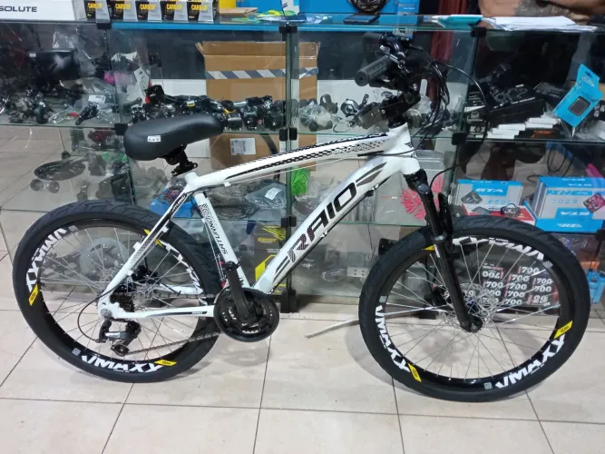 Bicicleta aro 24 alumínio Raio Saturno 21v freio hidráulico 