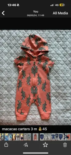 Roupas de bebê carters