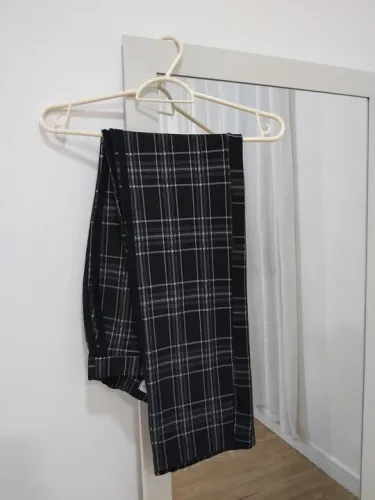 Calça Xadrex Algodão- Tamanho PP/34