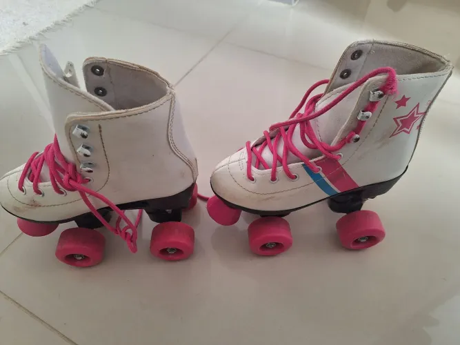 Patins infantil FEMININO ROSA (TAM.32)