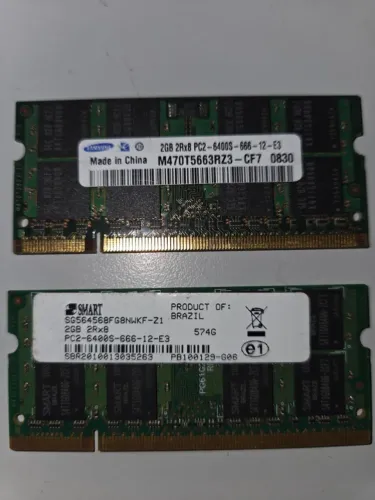 Memória notebook 2GB PC2-6400S