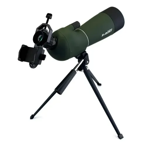 Luneta Telescópio Svbony Sv28 Zoom 25-75-70 + tripé E Suporte