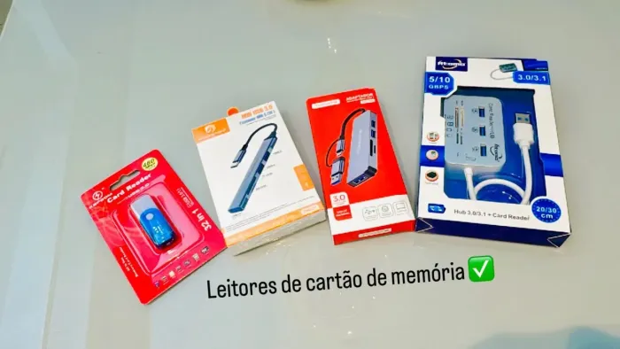 Leitores de Cartão de Memória e Adaptadores USB