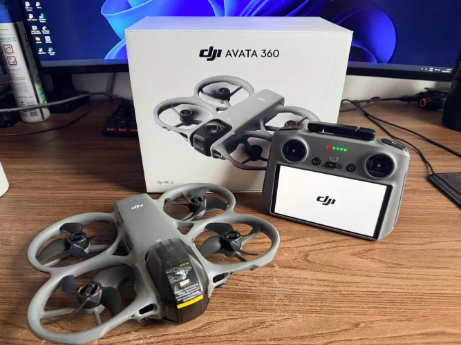 Drone DJI Avata 360 + RC2 - 5 dias de uso
