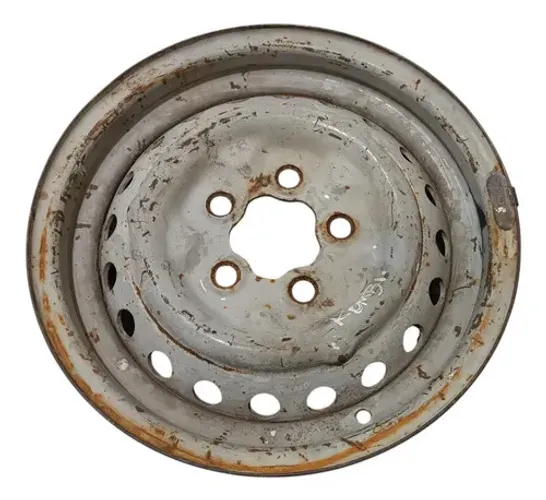 Roda Ferro Aro 14 Volkswagen Kombi 5 Furos Prata