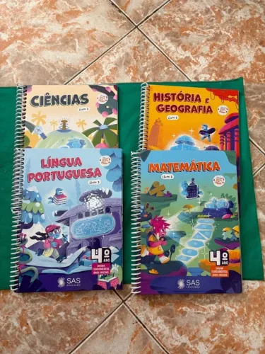 Kit completo SAS 4 ano ensino fundamental -Novo 2025a volume 2