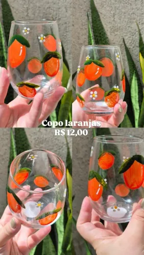 Copo de laranjas