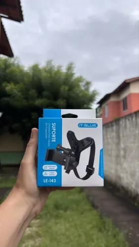 Suporte de Filmagem para Capacete para Câmera Esportiva e Celular