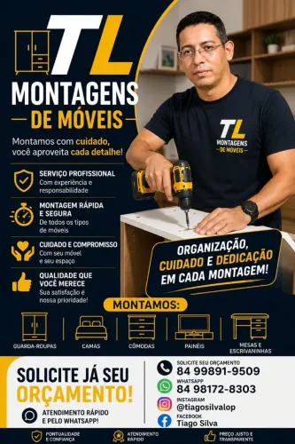 Montador de móveis profissional