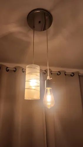 Luminária Luminária Pendente 2 Lâmpadas Bivolt Venice Iluminação 