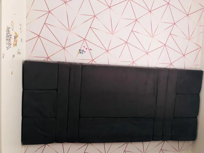 Cabeceira de cama estofado