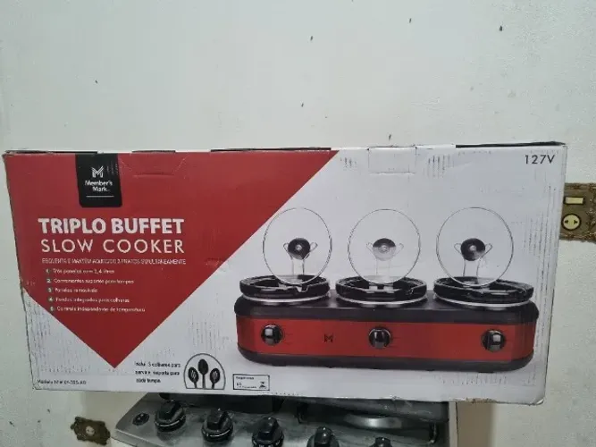Panela elétrica 3 buffet slow cooker