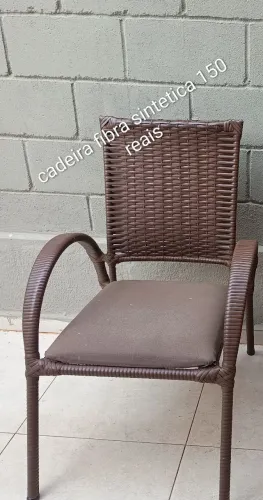 Cadeira fibra sintetica