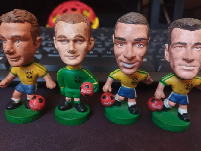MINI CRAQUE DA COCA COLA 1998, EDMUNDO, TAFFAREL, ANDRE CRUZ E DUNGA
