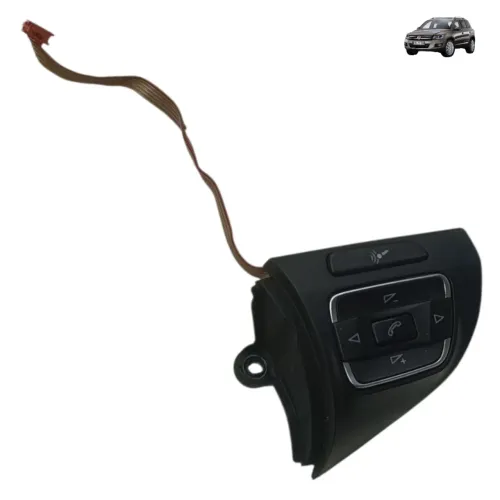 Botão Esquerdo Comando Volante Motorista Vw Tiguan 2011 2012