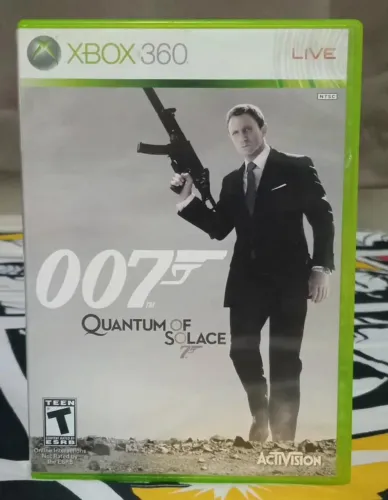 007 Quantum of Solace Xbox 360 Mídia Física Original NTSC CIB