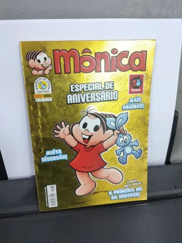 Gibi Turma da Mônica #75 Edição Especial de Aniversário Metalizada