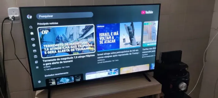 Smart TV 43" AOC - Mais nova que essa só na loja