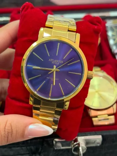 Relógio Atlantis Original aprovad,agua pulseira não suja