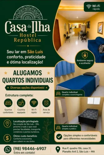 Alugamos quartos em São Luis - MA