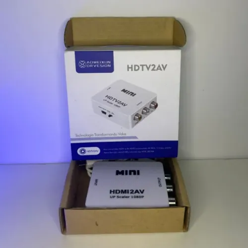 CONVERSOR AV PARA HDMI - FAÇO ENTREGA