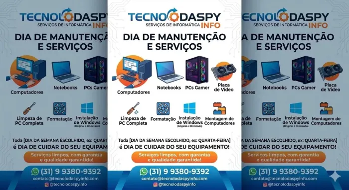 Assistência Técnica e Manutenção TECNOLODASPY INFO