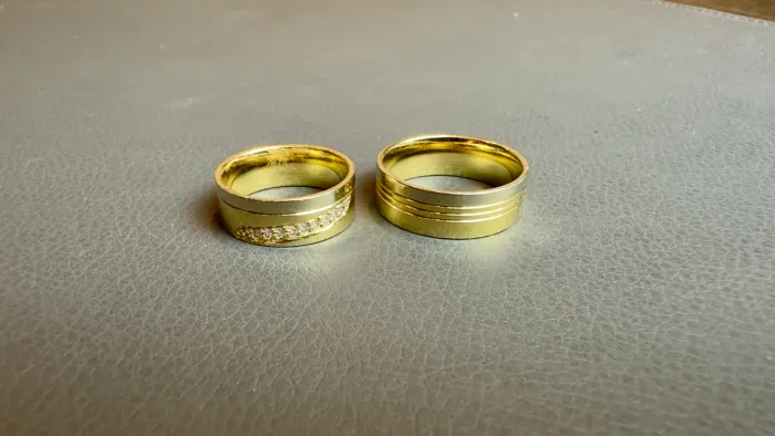Alianças em ouro 18k