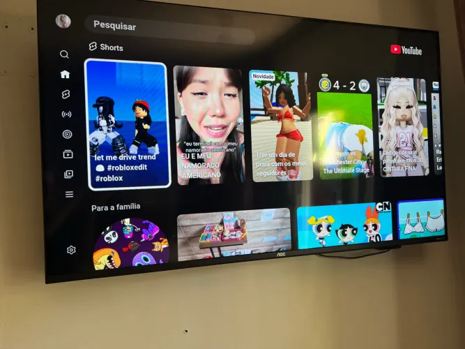 TV SMART AOC NOVA NA GARANTIA