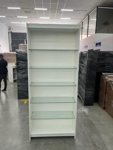PRATELEIRA DE VIDRO COM 2.20 DE ALTURA MDF 