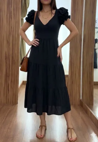 Vestido viscose Bluesteel Renner