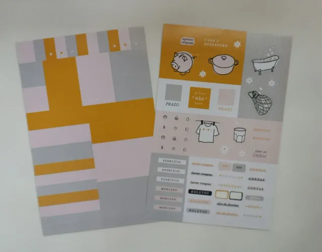 Adesivos Rotina perfeita Meg & Meg