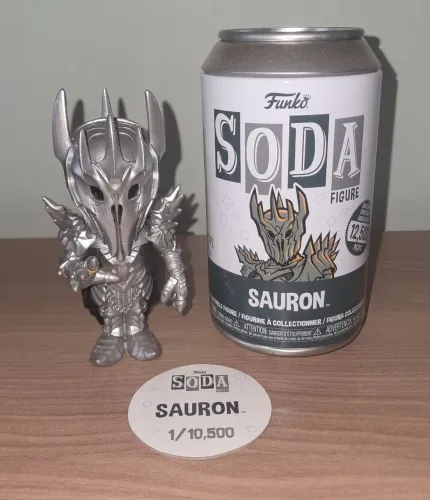 Funko Soda Sauron Senhor dos Anéis (regular - limitado a 10.500 peças)