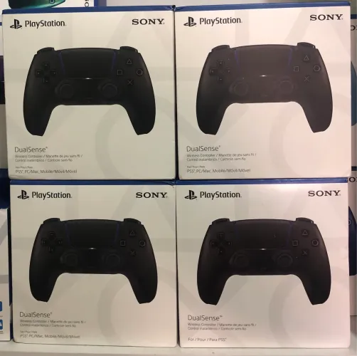 Controle de PS5 Midnight Black 380