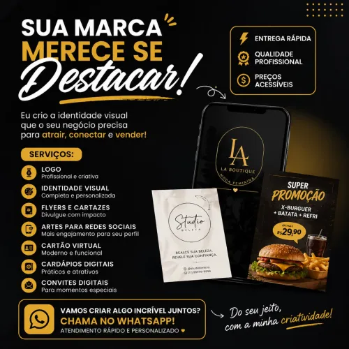 Logomarca, identidade visual, flyers?