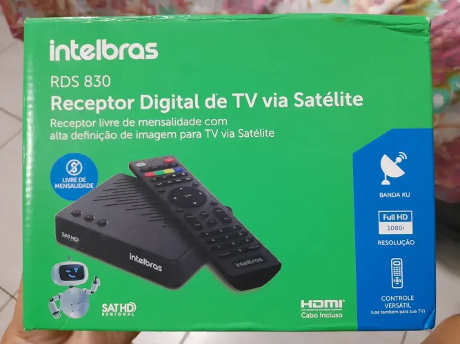 Receptor digital de TV via satélite 
