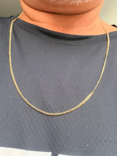 Cordão de Ouro Oco 18k 750 65cm 