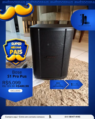 BOSE S1 PRO PLUS, SEM CAIXA, ZERO, EXCLUSIVO!