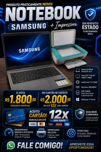 Notebook Samsung book
