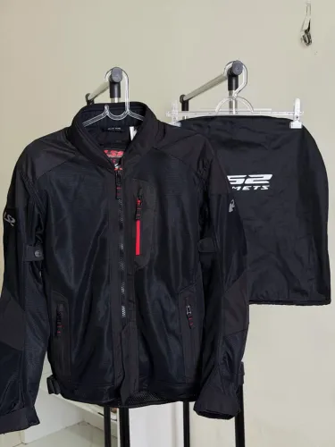 Jaqueta de Moto LS2 Alba Man + Luvas LS2 | Tamanho M