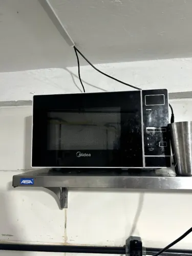 Microondas espelhado/timer