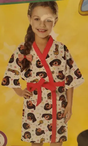 Roupão infantil para meninas de 3 anos
