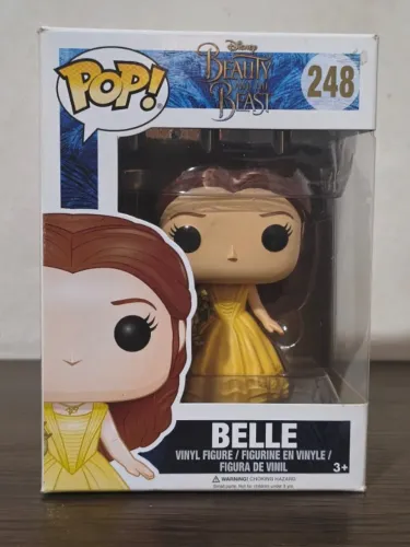 Funko Pop Belle 248 Caixa com Detalhes A Bela E A Fera - The Beauty & The Beast