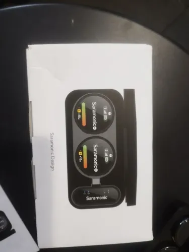 Sistema Microfone Saramonic BlinkMe U2 - Kit Completo c/ Receptor USB-C e Lightning