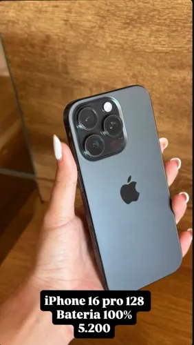 iPhone 16 pro 128gb na garantia Apple ate maio 