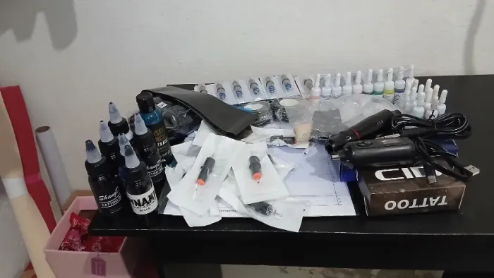 Kit de tatuagem