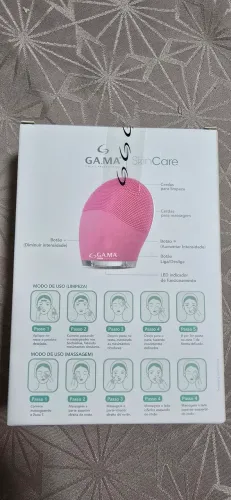 Gama skin care limpeza e massageador facial
