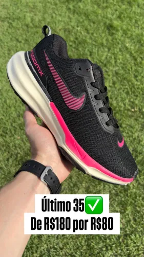 Tênis Nike Zoom X Preto Pink Novo