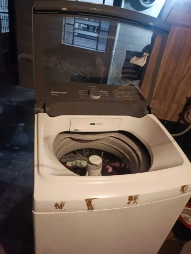 Vendo Brastemp 12 kg não centrifuga faz barulho troco por cama box solteiro c colchão