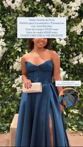 VESTIDO PARA FORMATURAS E CASAMENTOS