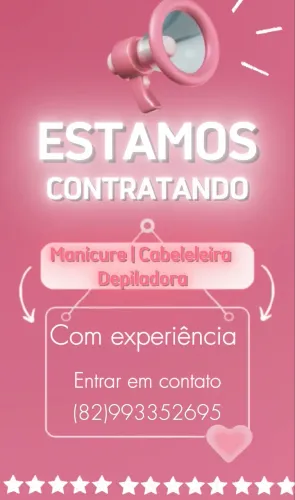 Contrato manicure, Cabeleleira, depiladora, extensões de cílios. 